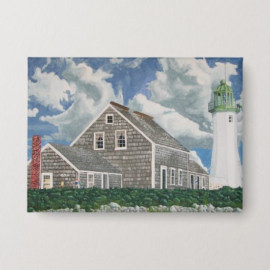 Scituate Lightkeeper's Haus Button (Vorderseite)