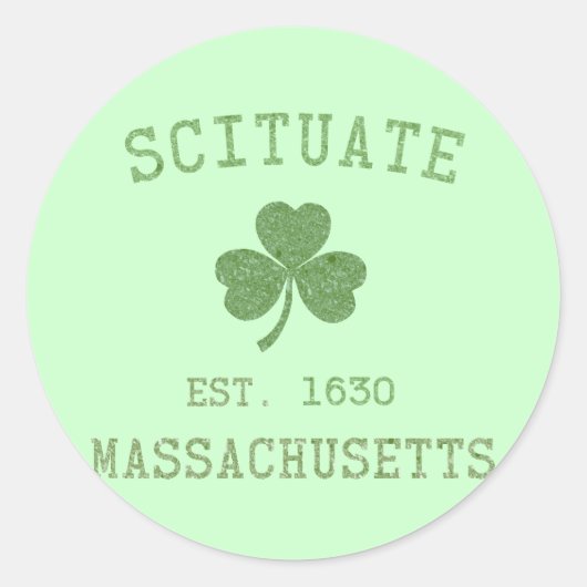 Scituate MA Aufkleber (Vorderseite)