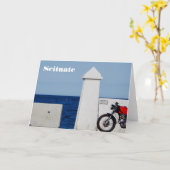 Scituate Massachusetts Grußkarte Karte (Gelbe Blume)