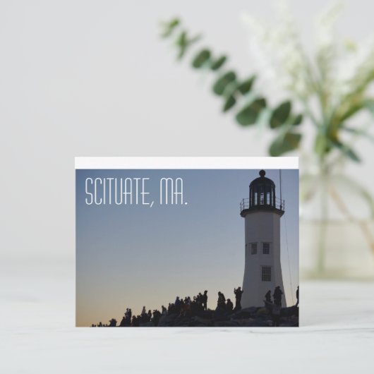 Scituate Massachusetts Postkarte (Stehend Vorderseite)