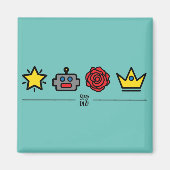 SCK Icons Blue Magnet (Vorne)