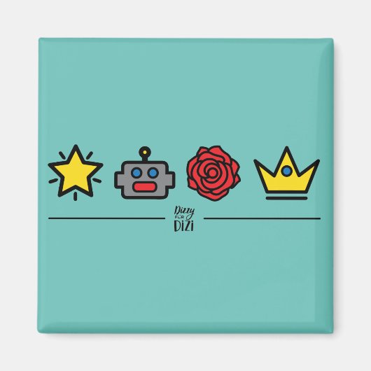 SCK Icons Blue Magnet (Vorne)