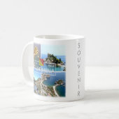 SCL017 TAORMINA Isola Bella, Mosaik, Sizilien, Kaffeetasse (Vorderseite Links)
