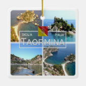 SCL017 TAORMINA Isola Bella, Mosaik, Sizilien, Keramikornament (Rückseite)