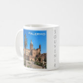 SCL030 PALERMO, Panorama, Sizilien, Italien, Kaffeetasse (Vorderseite Links)