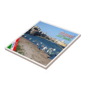 SCL057 TRAPANI, Altstadt, Sizilien Fliese (Seite)