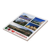 SCL059 TAORMINA, I Liebe, Mosaik Sizilien, Fliese (Seite)