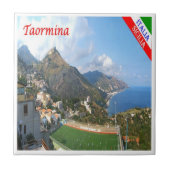 SCL064 TAORMINA, Sizilien, Italien, Fliese (Vorderseite)