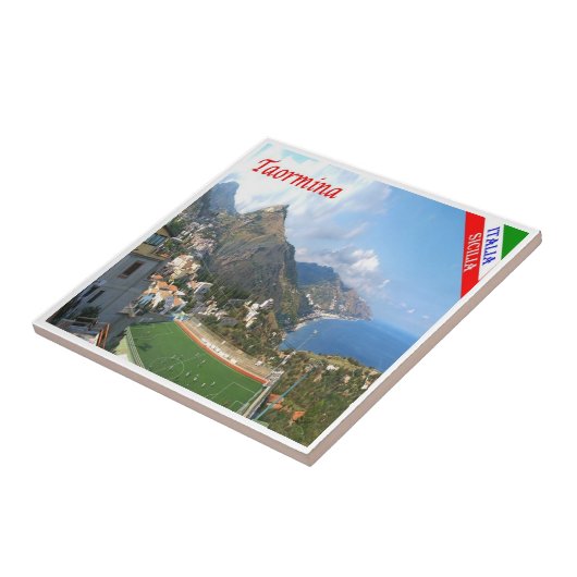 SCL064 TAORMINA, Sizilien, Italien, Fliese (Seite)