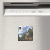 SCL066 TAORMINA, Luftaufnahme, Sizilien, Kühlschra Magnet (In Situ (Geschirrspüler))