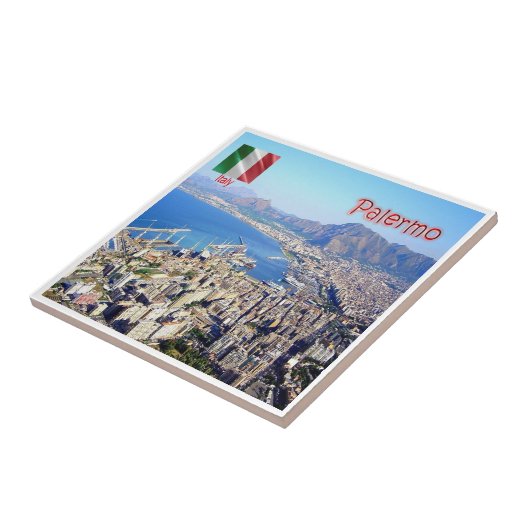 SCL074 PALERMO, Sizilien, Italien, Fliese (Seite)