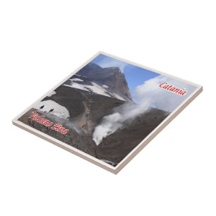 SCL089 CATANIA, ETNA, Sizilien, Italien, Fliese