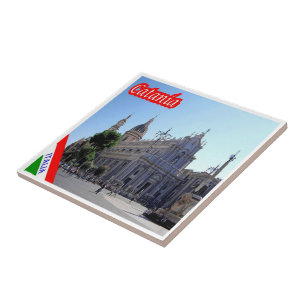 SCL096 CATANIA Cathedral, Sizilien, Italien, Fliese