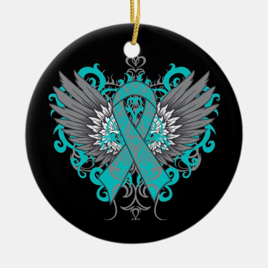Scleroderma Awareness Cool Wings Keramikornament (Vorne)