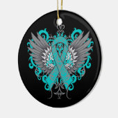 Scleroderma Awareness Cool Wings Keramikornament (Links)