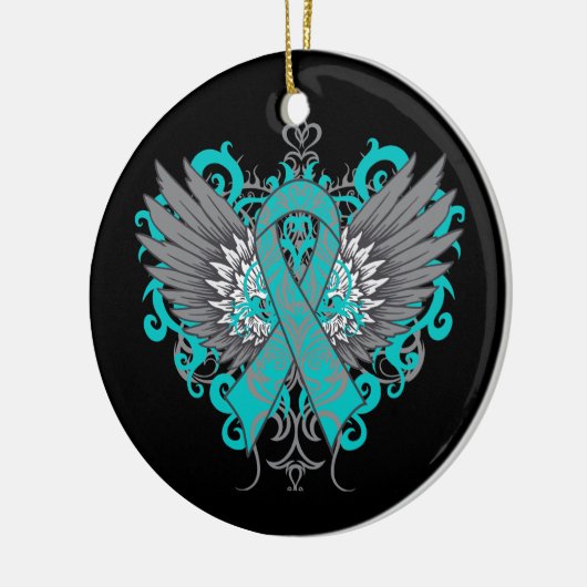 Scleroderma Awareness Cool Wings Keramikornament (Links)