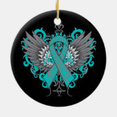 Scleroderma Awareness Cool Wings Keramikornament (Hinten)
