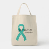 Scleroderma Awareness Lebensmittelgeschäft Tote Ba Tragetasche (Rückseite)