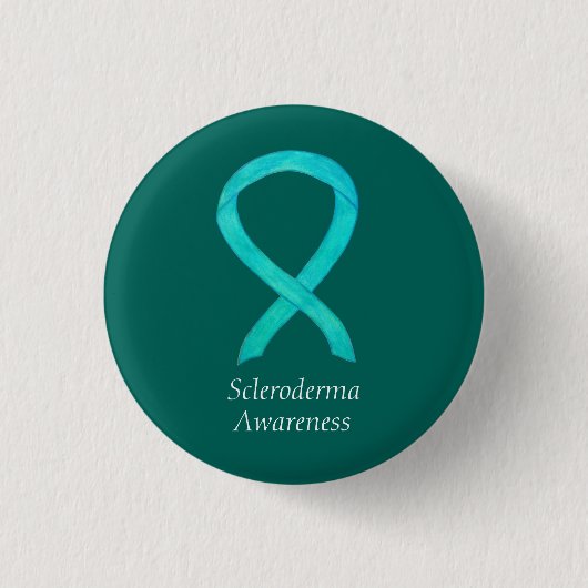 Scleroderma Awareness Ribbon Custom Buttons (Vorderseite)