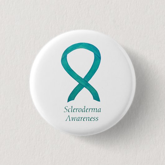 Scleroderma Awareness Ribbon Custom Buttons (Vorderseite)