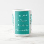 Scleroderma Awareness Ribbon Engel Custom Tasse (Mittel)