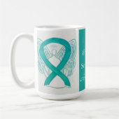 Scleroderma Awareness Ribbon Engel Custom Tasse (Links)
