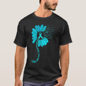 Scleroderma Awareness Ribbon Sonnenblume T-Shirt (Vorderseite)