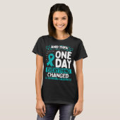Scleroderma Awareness Warrior Survivor Ribbon T-Shirt (Vorne ganz)