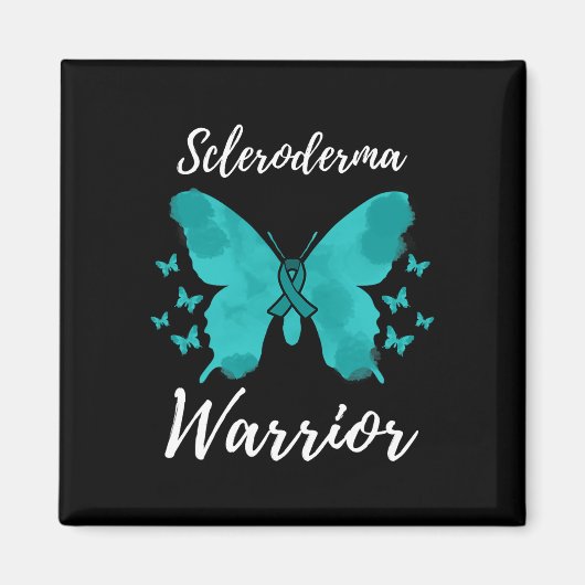 Scleroderma-Krieger Scleroderma-Bewusstsein Magnet (Vorne)