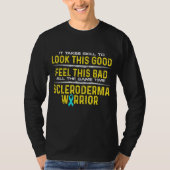 Scleroderma Survivor Kriegerkompetenz Bewusstsein T-Shirt (Vorderseite)