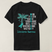 Scleroderma Warrior Scleroderma Bewusstsein T-Shirt (Design vorne)