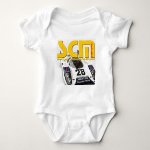 Scm Martini laufendes Schlitz-Auto-Logo Baby Strampler