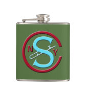 SCNY Flasche Flachmann (Vorderseite)