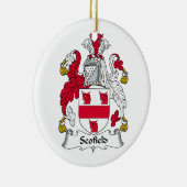 Scofield Familienwappen Keramikornament (Rechts)