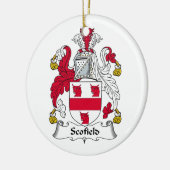 Scofield Familienwappen Keramikornament (Links)