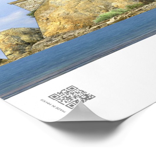 Scoglio di Forte Marezza Poster (Ecke)