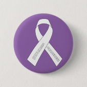 Scoliose Awareness Ribbon Button (Vorderseite)