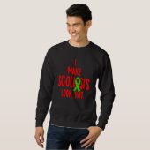 Scoliose Awareness Scoliotic Warrior Survivor Sweatshirt (Vorne ganz)