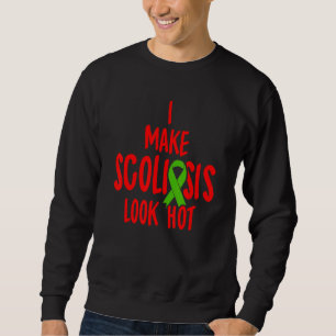 Scoliose Awareness Scoliotic Warrior Survivor Sweatshirt