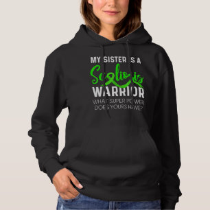 Scoliose Awareness Sister Scoliotic Warrior Survi Hoodie