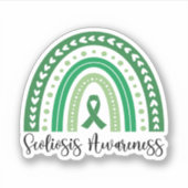 Scoliose-Bewusstsein, Scoliose-Bewusstsein Aufkleber (Vorderseite)