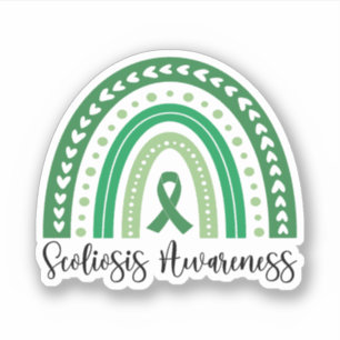 Scoliose-Bewusstsein, Scoliose-Bewusstsein Aufkleber