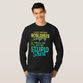Scoliose Bewusstsein Scoliotic Warrior Survivor 4 T-Shirt (Vorne ganz)