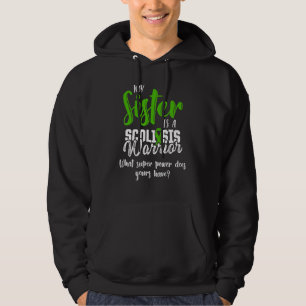 Scoliose-Bewusstsein Scoliotic Warrior Survivor 7 Hoodie