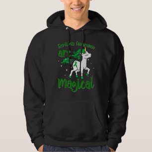 Scoliose Warrior Magical Unicorn Scoliometer Gree Hoodie