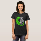 Scoliosis Awareness Green Ribbon the Storm T-Shirt (Vorne ganz)