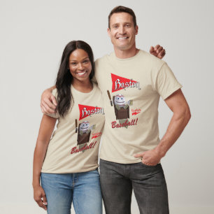 Scolletta "Boston Baseball!" Langer HülseRaglan T-Shirt
