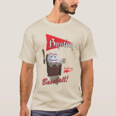 Scolletta "Boston Baseball!" Long Sleeve Raglan T-Shirt (Vorderseite)