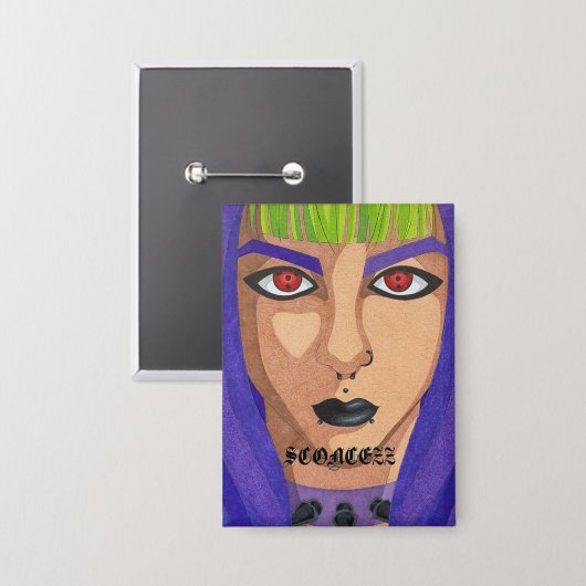 Sconcezz-Logo Button (Vorderseite/Rückseite)