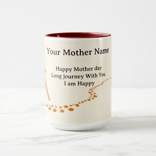 Scone-Krümelpfad-Labyrinth-Liebe Tasse (Zentrum)